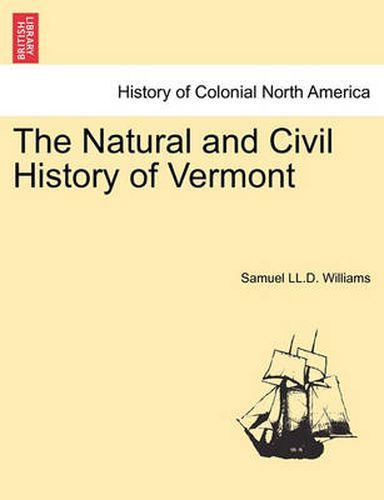 Cover image for The Natural and Civil History of Vermont, vol. I, 2nd edition