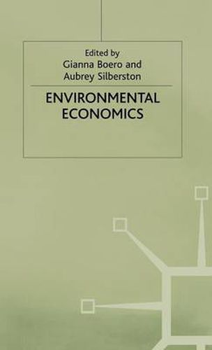 Cover image for Environmental Economics: Proceedings of a conference held by the Confederation of European Economic Associations at Oxford, 1993