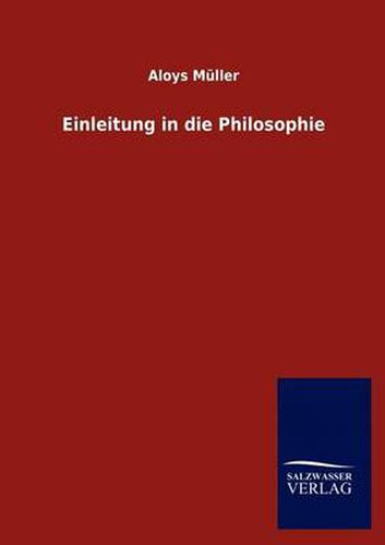 Cover image for Einleitung in die Philosophie