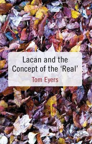 Cover image for Lacan and the Concept of the 'Real