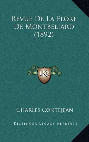 Cover image for Revue de La Flore de Montbeliard (1892)