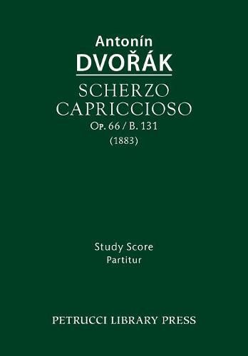 Cover image for Scherzo capriccioso, Op.66 / B.131: Study score