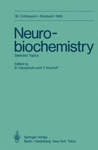 Cover image for Neurobiochemistry: Selected Topics