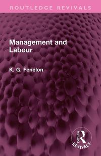 Cover image for Management and Labour