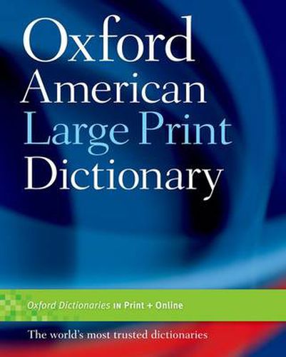 Cover image for The Oxford American Large Print Dictionary