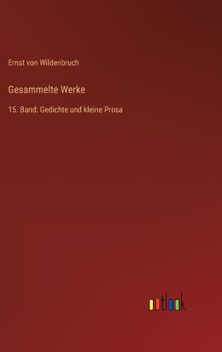 Cover image for Gesammelte Werke