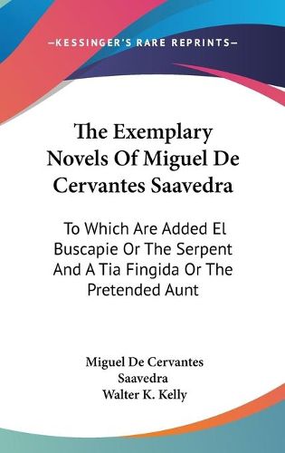 Cover image for The Exemplary Novels of Miguel de Cervantes Saavedra: To Which Are Added El Buscapie or the Serpent and a Tia Fingida or the Pretended Aunt