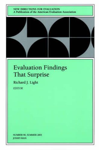 Cover image for Evaluation Findings That Surprise