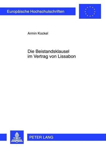 Cover image for Die Beistandsklausel Im Vertrag Von Lissabon