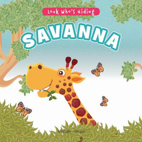 Look Who's Hiding Savanna Pull the Tab Novelty Books for Children