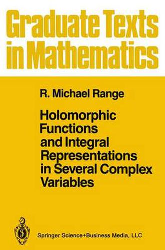 Cover image for Holomorphic Functions and Integral Representations in Several Complex Variables