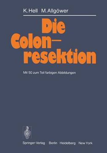 Cover image for Die Colonresektion