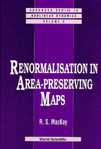 Renormalisation In Area-preserving Maps