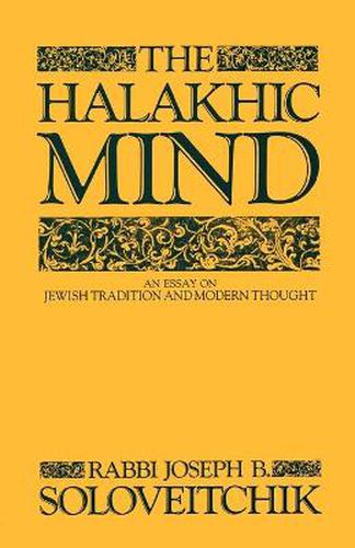 Cover image for Halakhic Mind