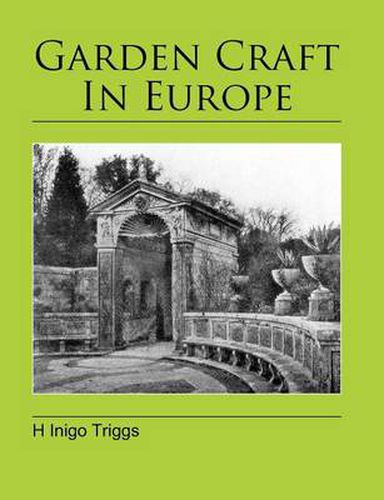 Cover image for Garden Craft In Europe