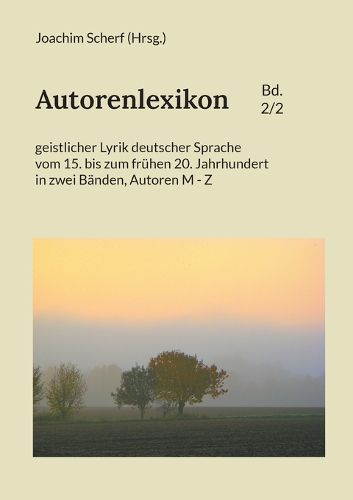Cover image for Autorenlexikon geistlicher Lyrik deutscher Sprache, Band 2