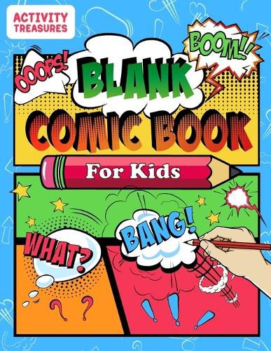 Cover image for Blank Comic Book For Kids