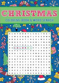 Cover image for Christmas Coloring Book & Word Search