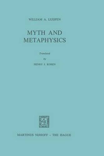 Cover image for Myth and Metaphysics