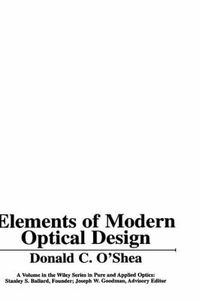 Cover image for Elements of Modern Optical Design