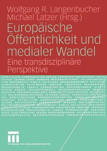 Cover image for Europaische OEffentlichkeit Und Medialer Wandel: Eine Transdisziplinare Perspektive