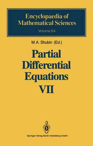 Cover image for Partial Differential Equations VII: Spectral Theory of Differential Operators