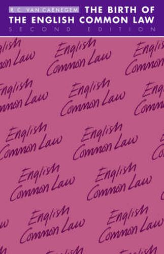 Cover image for The Birth of the English Common Law