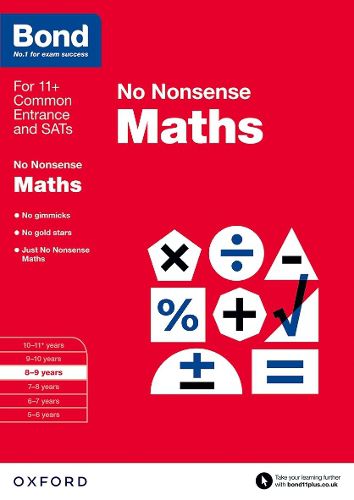 Cover image for Bond: Maths: No Nonsense: 8-9 years