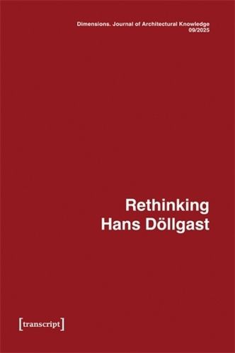 Cover image for Dimensions. Journal of Architectural Knowledge