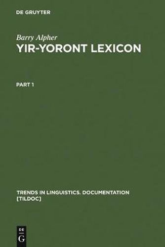 Cover image for Yir-Yoront Lexicon: Sketch and Dictionary of an Australian Language