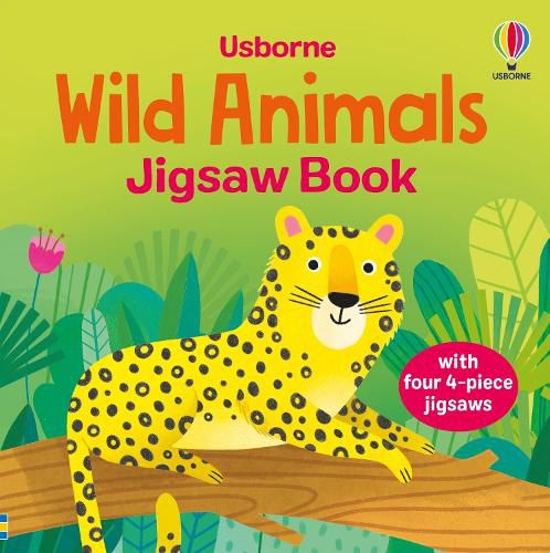 Cover image for Wild Animals Jigsaw Book