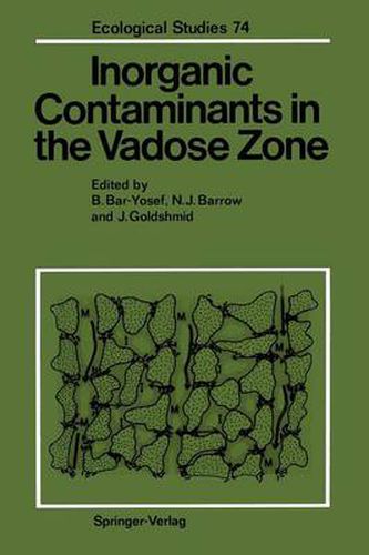 Cover image for Inorganic Contaminants in the Vadose Zone