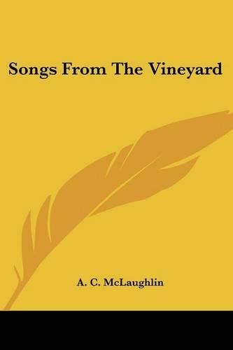 Cover image for Songs from the Vineyard