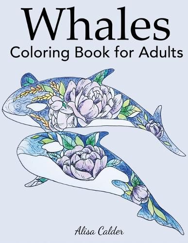 Cover image for Whale Coloring Book for Adults