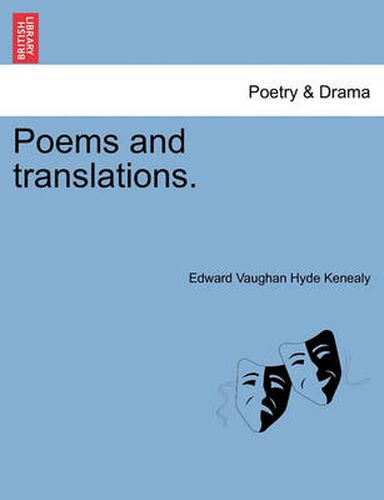 Cover image for Poems and Translations.