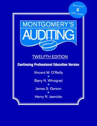 Cover image for Montgomery Auditing Continuing Professional Education