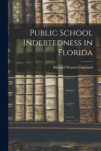 Cover image for Public School Indebtedness in Florida