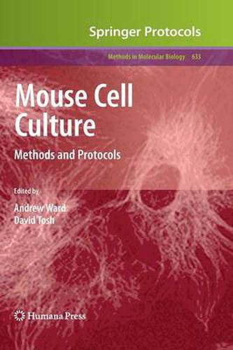 Mouse Cell Culture: Methods and Protocols