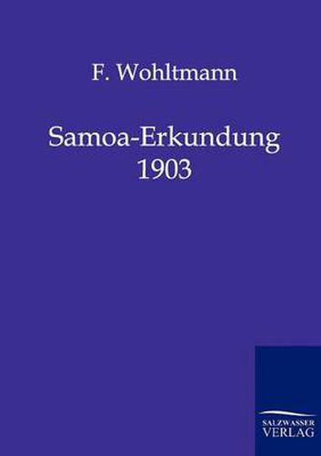 Cover image for Samoa-Erkundung 1903