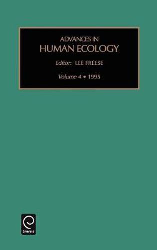 Cover image for Advances in Human Ecology