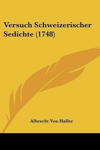 Cover image for Versuch Schweizerischer Sedichte (1748)