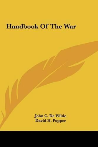 Handbook of the War Handbook of the War