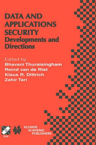Cover image for Data and Application Security: Developments and Directions