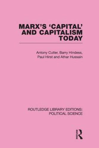 Cover image for Marx's 'Capital' and Capitalism Today