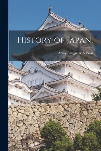 Cover image for History of Japan,