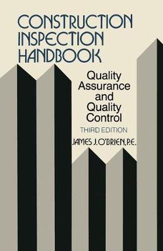 Construction Inspection Handbook: Quality Assurance/Quality Control