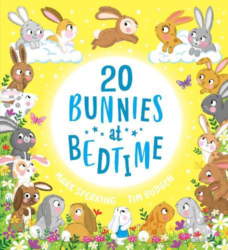 Cover image for 20 Bunnies at Bedtime