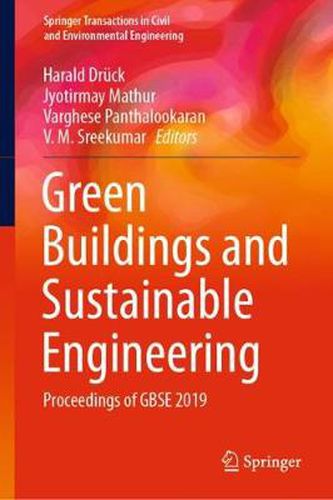 Cover image for Green Buildings and Sustainable Engineering: Proceedings of GBSE 2019