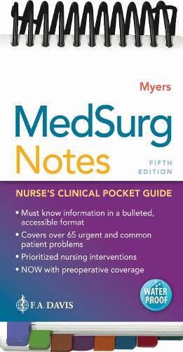 Cover image for MedSurg Notes: Nurse's Clinical Pocket Guide