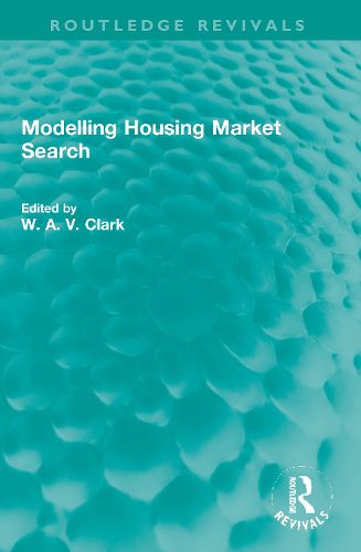 Cover image for Modelling Housing Market Search